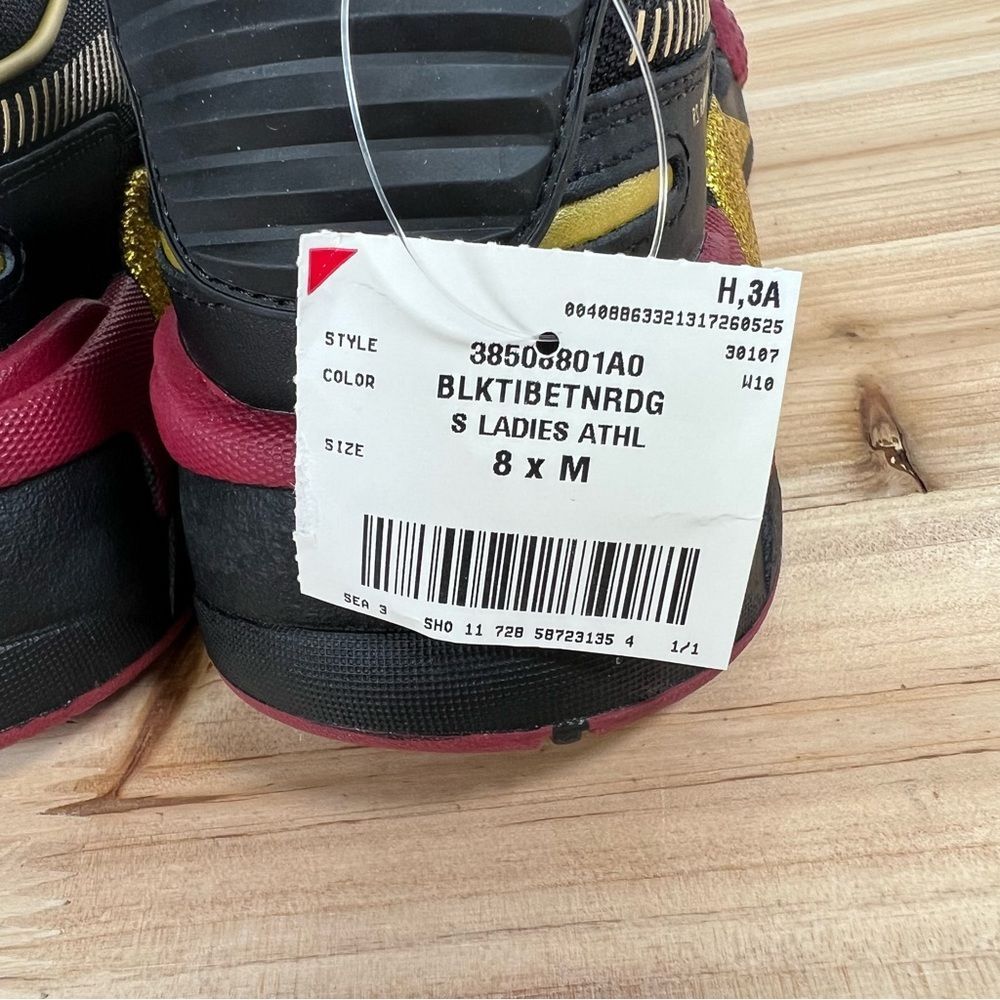 NEW Puma RS-X Glitz CC womens runnings shoes size 8 black red gold - Picture 9 of 10